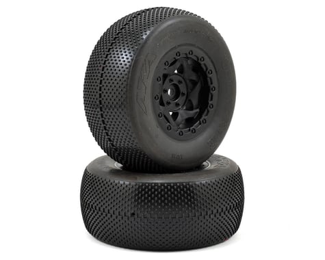 AKA Gridiron II Wide SC Pre-Mounted Tires (Slash Rear) (2) (Black)