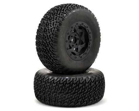 AKA Roadblock Wide SC Pre-Mounted Tires (SC6/Slash/Blitz) (2) (Soft)