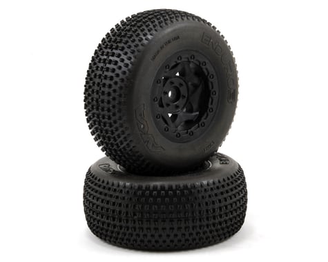 AKA Enduro 3 Wide SC Pre-Mounted Tires (SC6/Slash) (2) (Black)