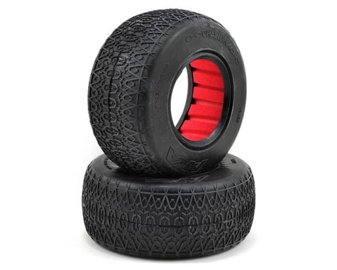AKA Chain Link Wide Short Course Tires (2) (Clay)