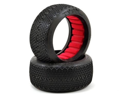 AKA Typo 1/8 Buggy Tires (2) (Clay)