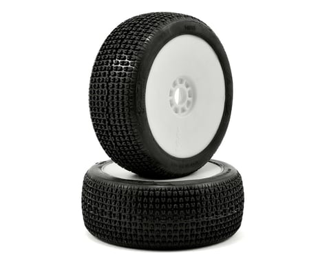 AKA Catapult 1/8 Buggy Pre-Mounted Tires (2) (White) (Super Soft)