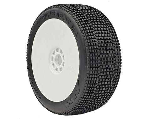 AKA Component 2AB 1/8 Buggy Pre-Mounted Tires (2) (White) (Ultra Soft)