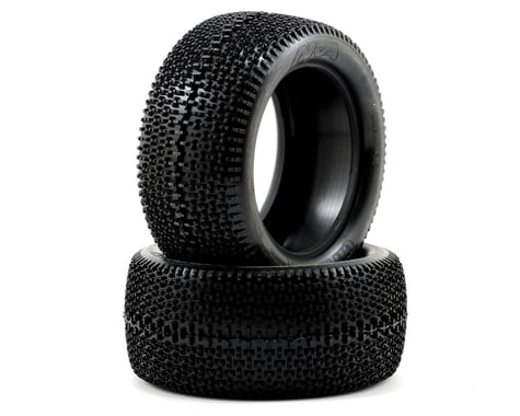 AKA Cityblock 1/8 Truggy Tires (Hard) (Tires Only) (2)
