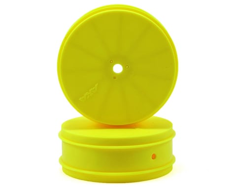 AKA 10mm Hex "EVO" Front Wheels (2) (TLR 22) (Yellow)