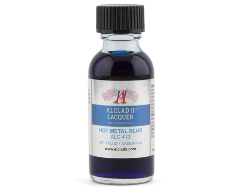 Alclad II Lacquers Lacquer Airbrush Paint (Hot Metal Blue) (1oz)