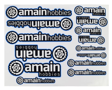 AMain Hobbies Sticker Sheet (Blue)