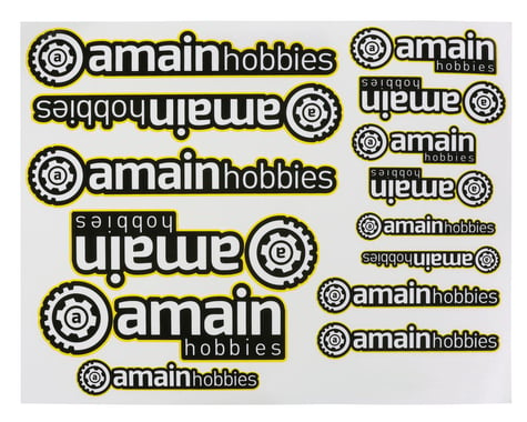 AMain Hobbies Sticker Sheet (Yellow)