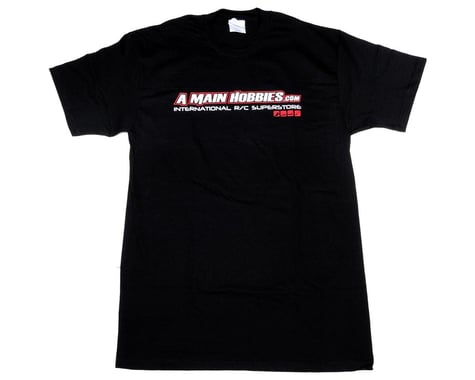 AMain Black "International" T-Shirt (Large - Tall)