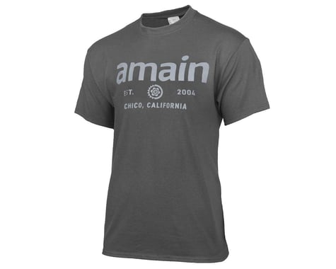 AMain Youth Short Sleeve T-Shirt (Charcoal) (Youth M)