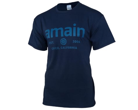 AMain Varsity Short Sleeve T-Shirt (Navy)
