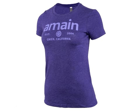 AMain Ladies Short Sleeve T-Shirt (Purple Rush)