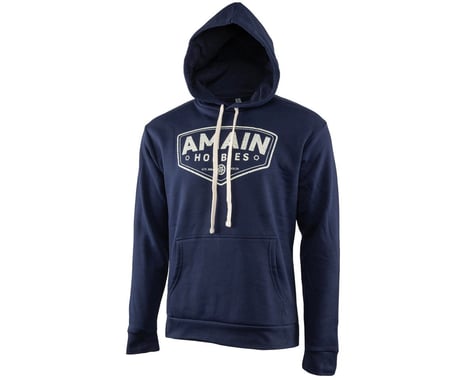 AMain Hobbies '24 Pullover Hoodie Sweatshirt (Navy Blue) (XL)