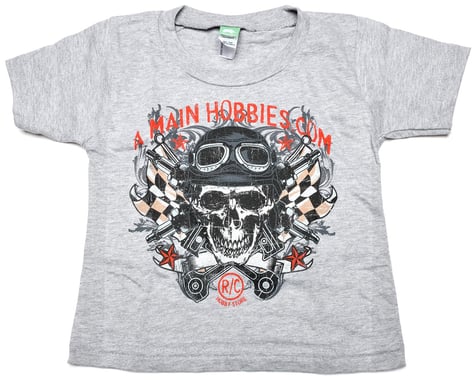 AMain Gray "Skull" Toddler T-Shirt (2T)