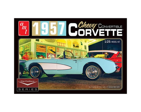 AMT 1957 Chevy Corvette Convertible Cindy Lewis; Aqua
