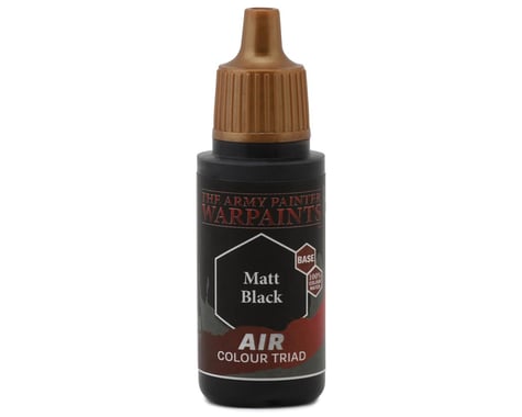 Army Painter Warpaints Air Acrylic Paint (Matte Black) (Base) (18ml)