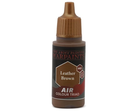 Army Painter Warpaints Air Acrylic Paint (Leather Brown) (Midtone) (18ml)