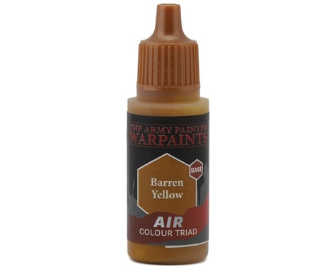 Army Painter Warpaints Air Acrylic Paint (Barren Yellow) (Base) (18ml)