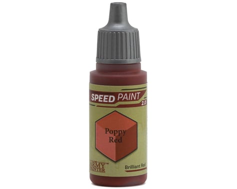 Army Painter Speedpaints Acrylic Hobby Paint (Poppy Red) (18m)