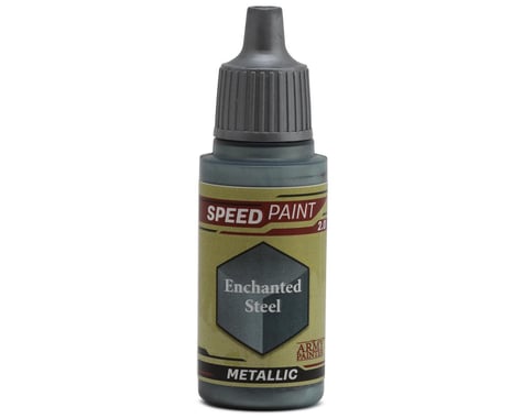 Army Painter Speedpaints Acrylic Hobby Paint (Enchanted Steel) (18m)