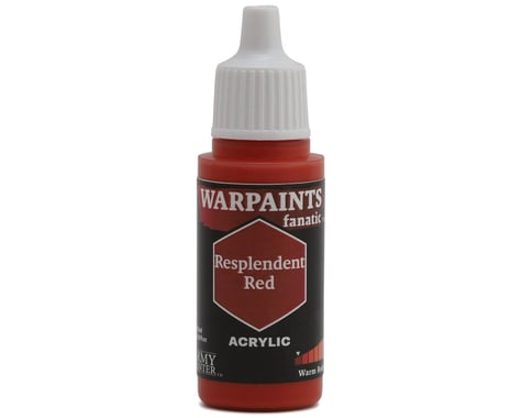 Army Painter Warpaints Fanatic Acrylic Hobby Paint (Resplendent Red) (18m)