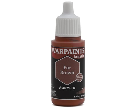 Army Painter Warpaints Fanatic Acrylic Hobby Paint (Fur Brown) (18m)