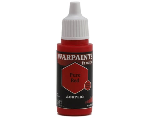 Army Painter Warpaints Fanatic Acrylic Hobby Paint (Pure Red) (18m)