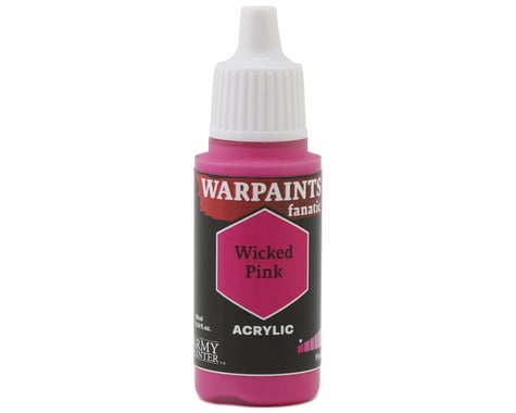 Army Painter Warpaints Fanatic Acrylic Hobby Paint (Wicked Pink) (18m)