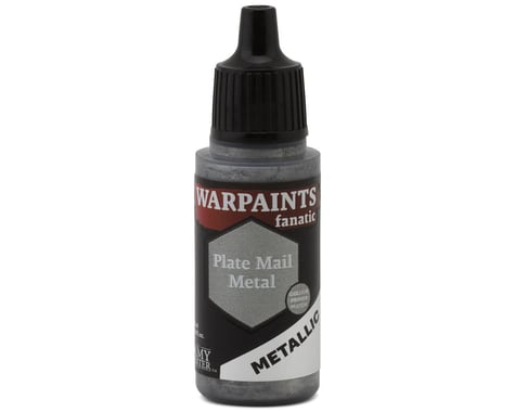 Army Painter Warpaints Fanatic Metallic Acrylic Hobby Paint (Plate Mail Metal)