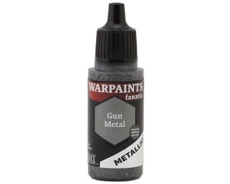 Army Painter Warpaints Fanatic Metallic Acrylic Hobby Paint (Gun Metal)