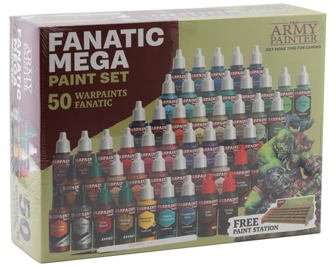 Army Painter Warpaints Fanatic Mega Acrylic Hobby Paint Set Combo