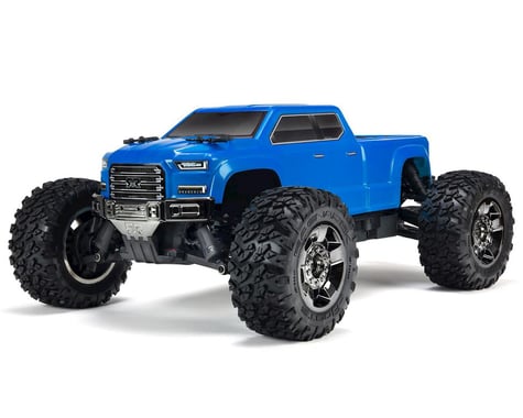 Arrma Big Rock Crew Cab 4X4 3S BLX 1/10 RTR Brushless Monster Truck (Blue)