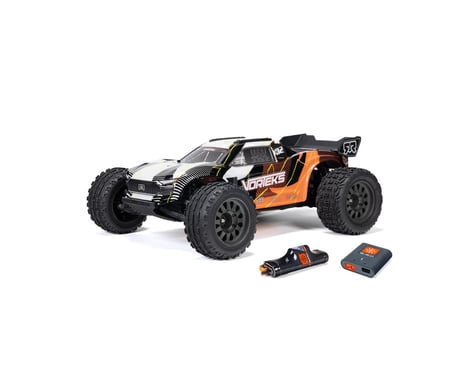 Arrma Vorteks 2WD MEGA 550 RTR Brushed 1/10 Off-Road Stadium Truck (Orange)