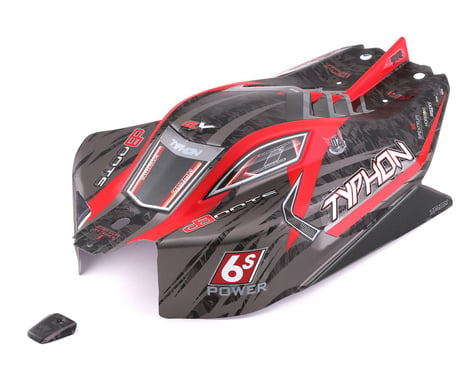 Arrma Typhon 6S BLX Pre-Painted Body (Red)