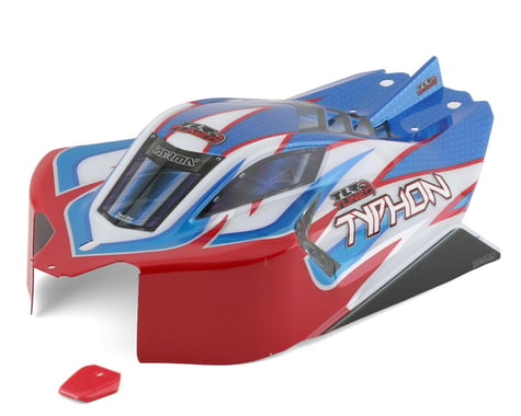 Arrma TYPHON TLR Tuned Finished Body (Red/Blue)