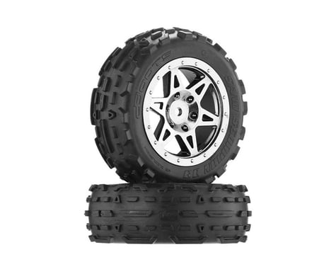 Sand Scorpion DB Tire Wheel Glued Black Chrome Front (2)
