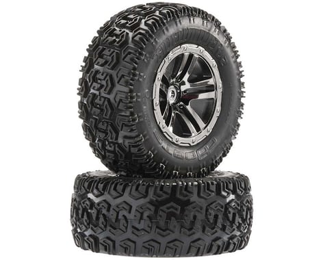 Sidewinder 2 SC Tire Wheel Glued Black Chrome (2)