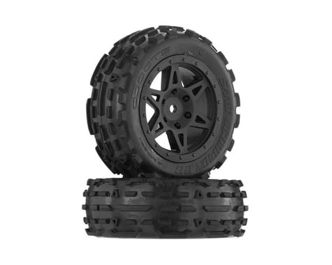 Sand Scorpion DB Tire Wheel Glued Black Front (2)