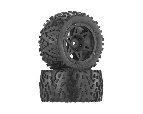 Arrma Sand Scorpion DB Pre-Mounted Rear Tire (Black) (2)