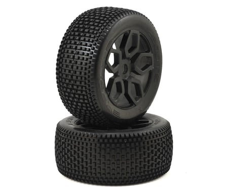 Arrma 17mm Hex Dboots 'Exabyte NT' Pre-Mounted Tire Set (Black) (2)