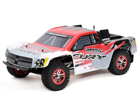 Arrma Fury 1/10 Electric RTR Short Course Truck w/ATX300 2.4GHz, Battery & Charger (Red)