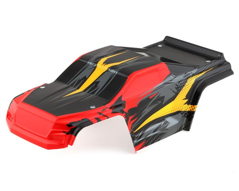 Team Associated Rival MT10 V2 Pre-Painted Body (Red/Yellow)
