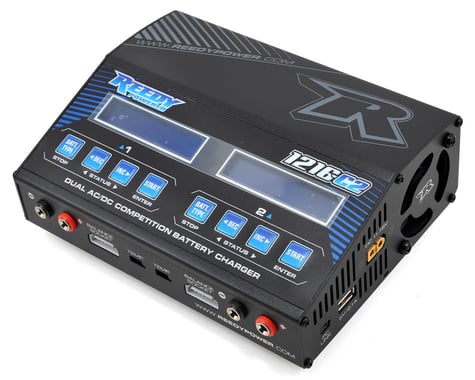 SCRATCH & DENT: Reedy 1216-C2 Dual AC/DC Competition LiPo/NiMH Battery Charger (6S/12A/120Wx2)