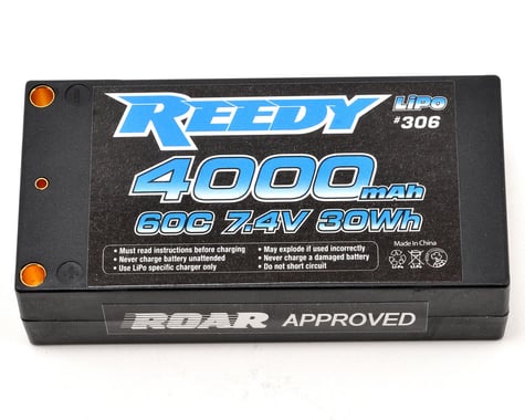 Reedy 2S Hard Case Li-Poly Shorty Battery Pack 60C (7.4V/4000mAh)