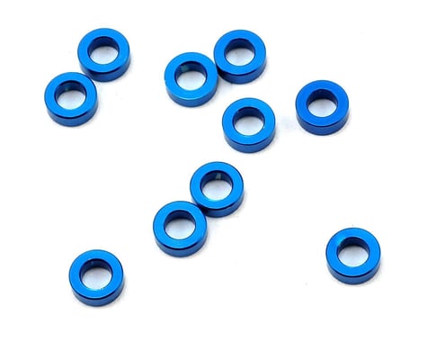 Team Associated 5.5x2.0mm Aluminum Ball Stud Washer (Blue) (10)