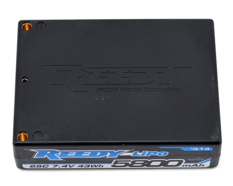 Reedy SQ 2S Hard Case Li-Poly Battery Pack 65C (7.4V/5800mAh)