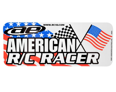 Team Associated "American R/C Racer" Bumper Sticker Decal