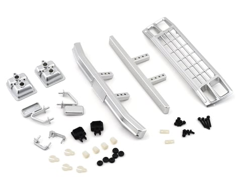 Team Associated CR12 Ford F150 Grille & Accessories Set (Satin Chrome)
