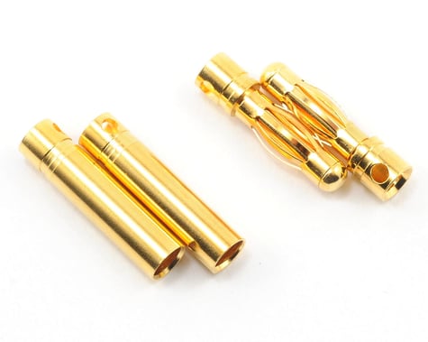 Team Associated 4mm Connector Set (2 Male, 2 Female)