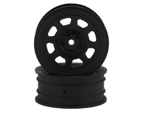 Team Associated SR10 Front Wheels (Black) (2)